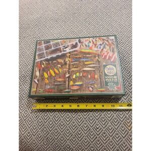 1000 Piece Puzzle "Fishing Lures" By Cobble Hill- Complete!